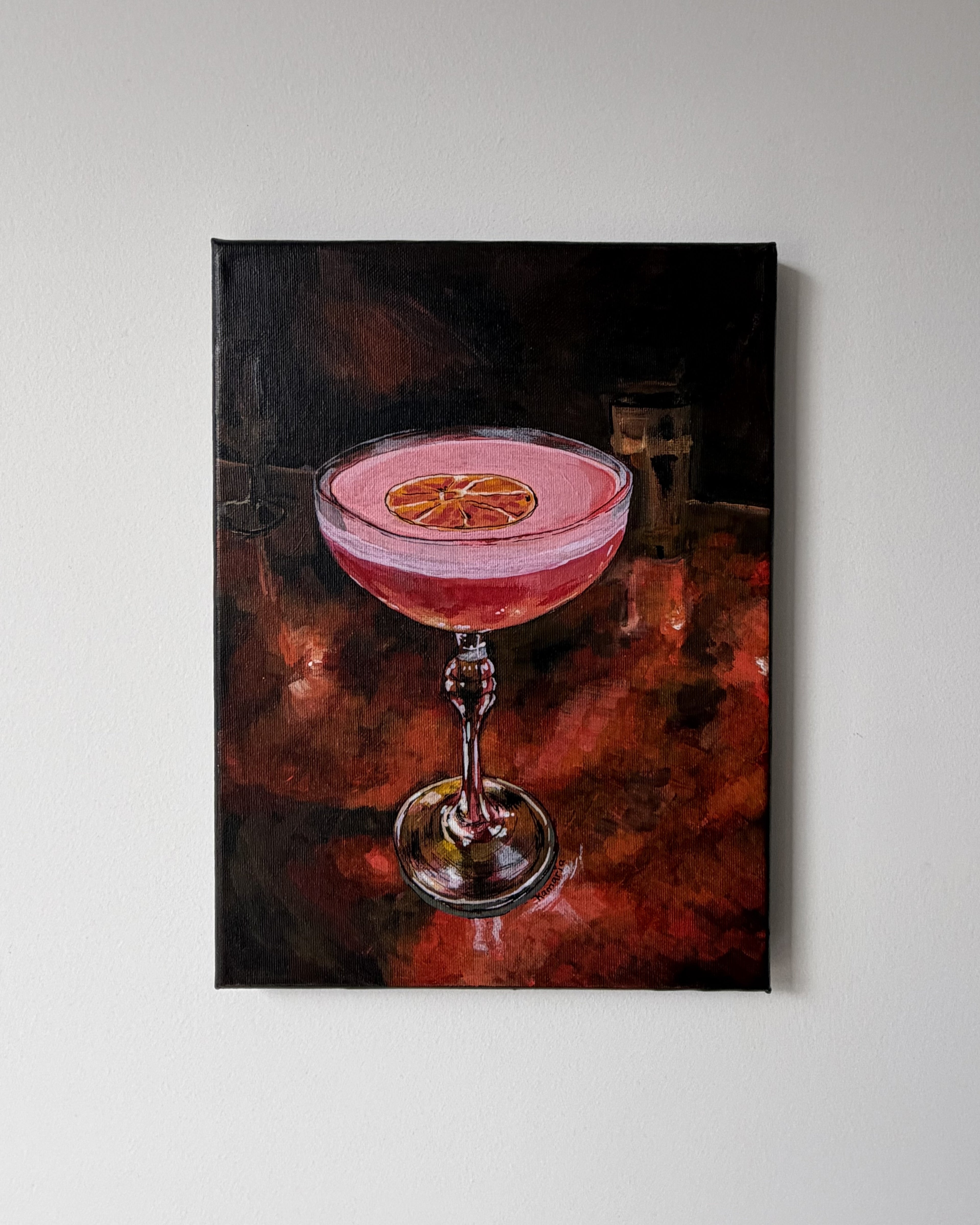 Porn Star Martini, 9x12 inch Original
