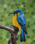 Little Blue Bird Print