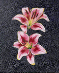 Cosmic Lilies Print