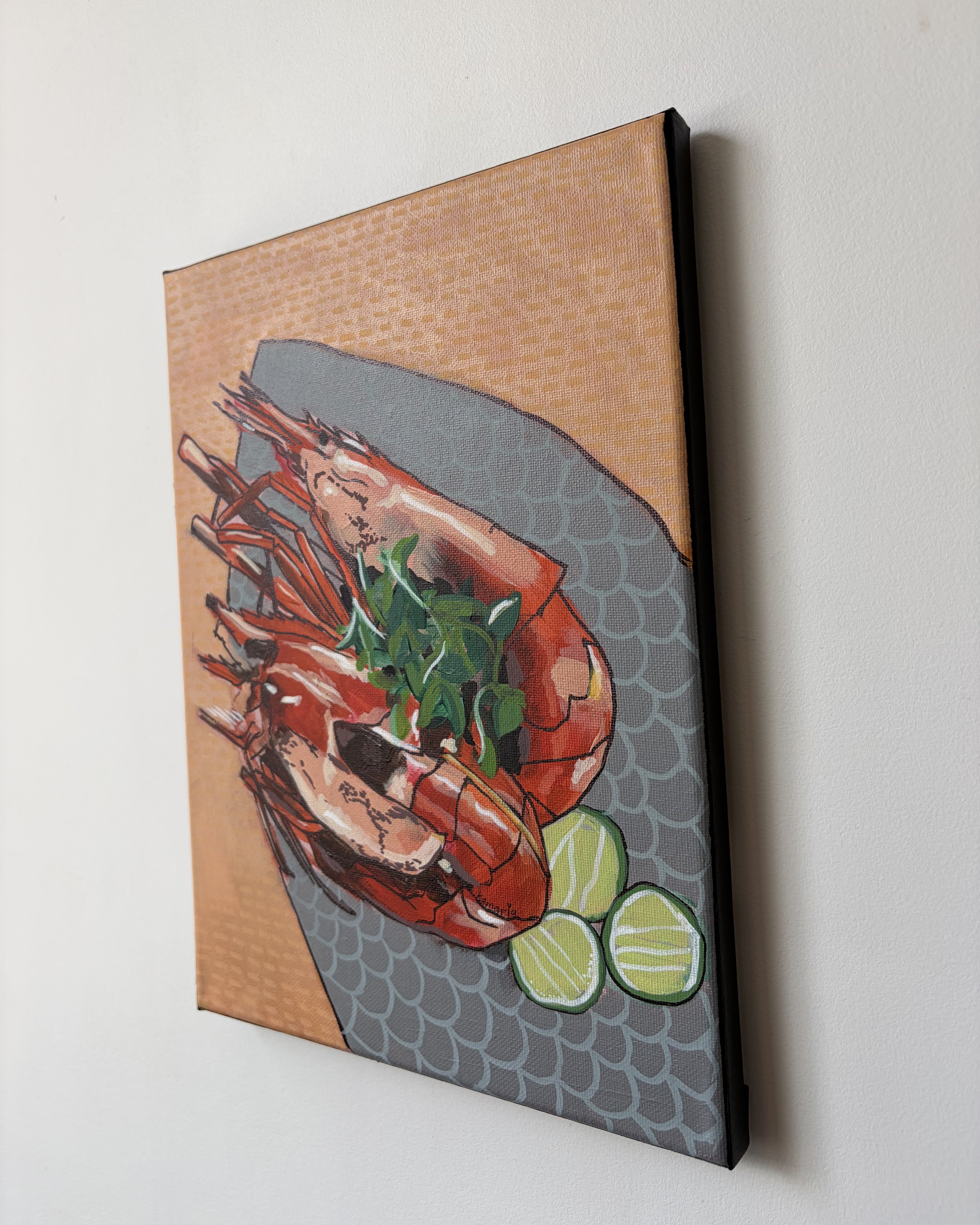 Whole Shrimp 9x12 inch, Original